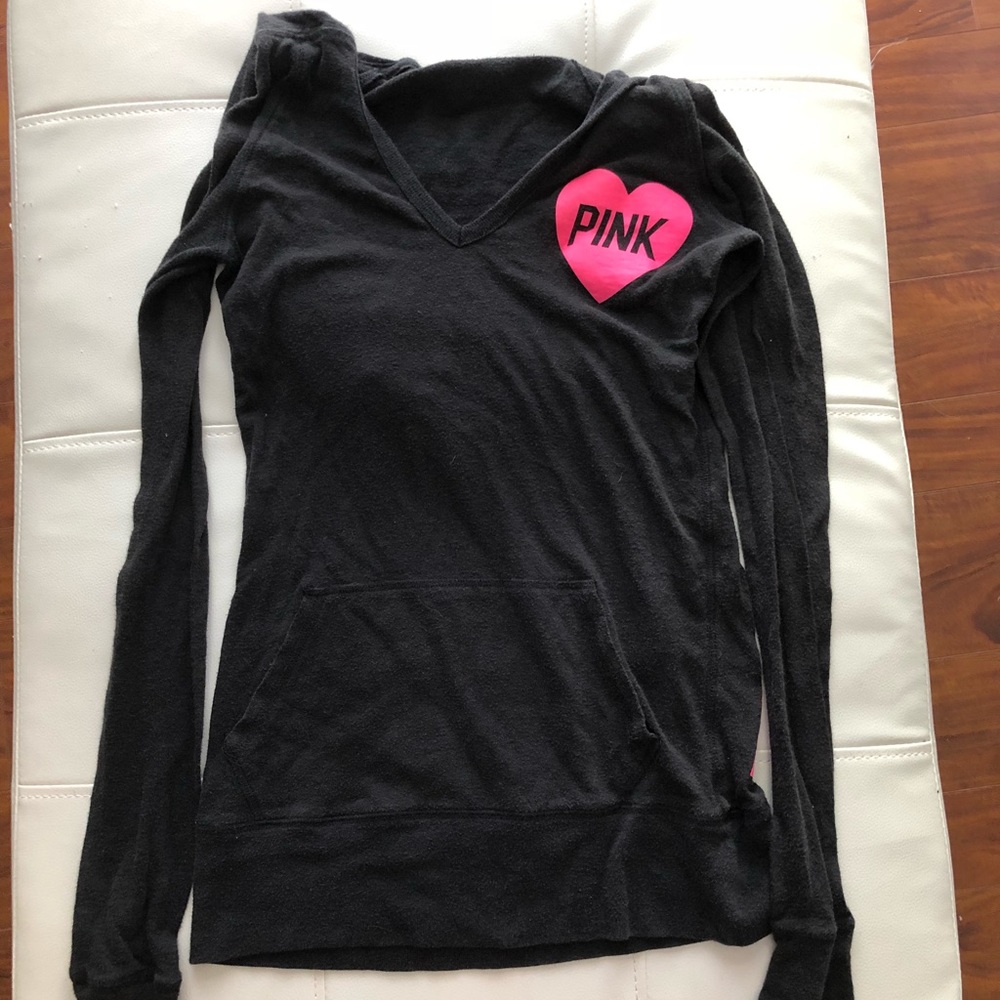 XS Pink Long Sleeve Hoodie